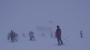 Schneetreiben am 02.01.2010, Lift Wedelexpress